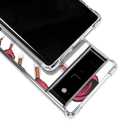 Marvel Deadpool Babypool Shooting Google Pixel 6 Clear Case